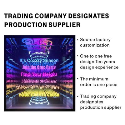 LED Strips Light Source Infinity Custom LED Neon Sign with Roundness Quadrate Octagon
