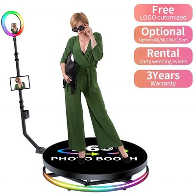 Automatic 360 Photo Booth for Business Events Free Custom Logo Input Voltage 110-240V
