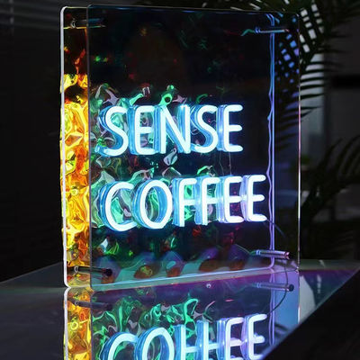 DC12V/AC110-220V Custom Infinity Logo Colored LED 3D Neon Wall Tunnel for DJ Disco Party