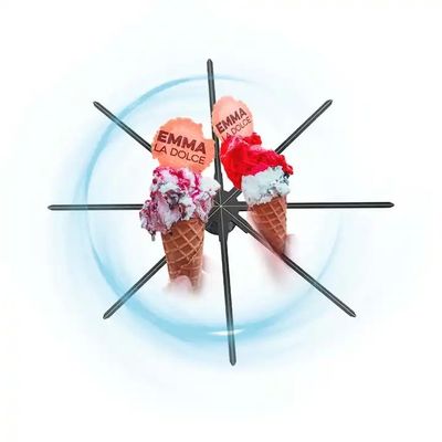 Supermarkets Content Upload APP 75x2 Wifi Hologram LED Fan for 3D Hologram Projection