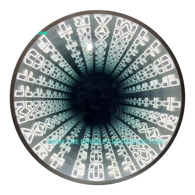 Customized Checkered Transform Space 3D Neon Abyssal Mirrors with Customizable Colors