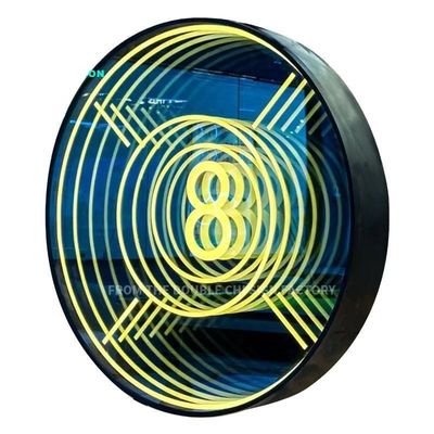 Customized Checkered Transform Space 3D Neon Abyssal Mirrors with Customizable Colors