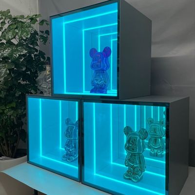 Fashion Store LED Light Color-Changing Display Cabinet for Intelligent Tunnel Decoration