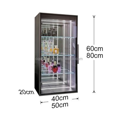 Customizable Colors Infinite Abyss Mirror Display Case for Home and Commercial Spaces