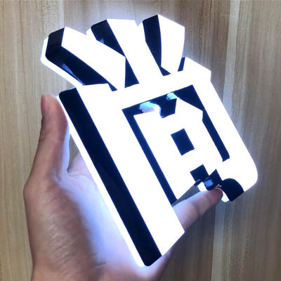 OEM Outlet Acrylic Front and Back LED Luminous Characters for Advertising Sign Display