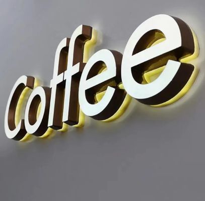 OEM Outlet Acrylic Front and Back LED Luminous Characters for Advertising Sign Display