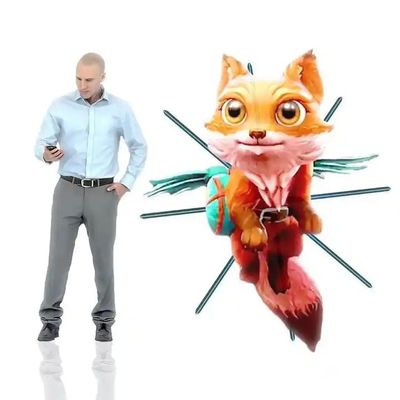 Eye-Catching Advertising Display 3D Holographic Fan with High Definition Projection