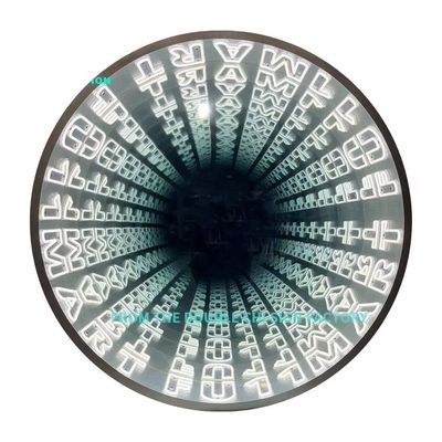 Colored Led 3D Neon Wall Infinity Mirror Tunnel for Home Decor Statement Making Design