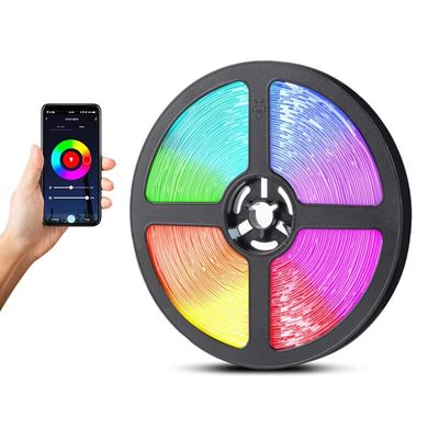 3- 180LEDS 10M TUYA WIFI Control 24Key IR remote Music Sync Alexa Google Assistant Compatible RGB 5050 Led Strip Light
