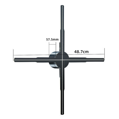 Holographic Fans 3D Advertising Projector Wifi Led Sign Player Remote Advertise Display