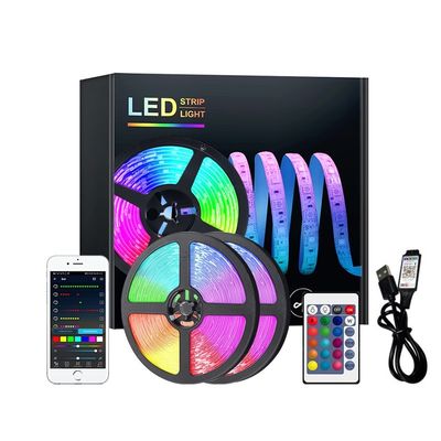 Lighting Solutions Service 30 Meter 12V Bluetooth LED Strip Light with 5050 RGB RGBIC