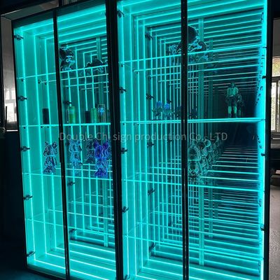 High Brightness LED Light Source Fashion Display Case for Indoor and Outdoor Settings
