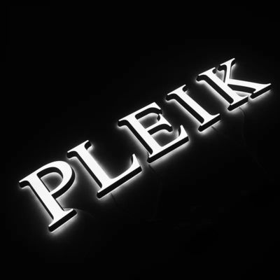 Electronic Company Logos 3d Letter Sign Stainless Steel Backlit Sign with Free Design