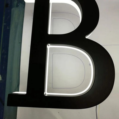 Stainless Steel Backlit Sign Customizable 3D Letter Display for Electronic Company Logos