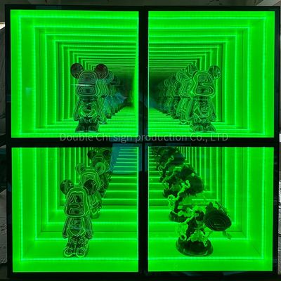 Customized Color Infinite Mirror Abyss Mirror Wine Bar Cabinet for Fashionable Trends