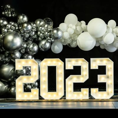 Outdoor Hotel Signage Customized LED Illuminated Acrylic Letters for Customized Color