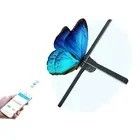 65cm High Technology Holographic Fans OEM 3d Holographic Display LED Hologram Projector