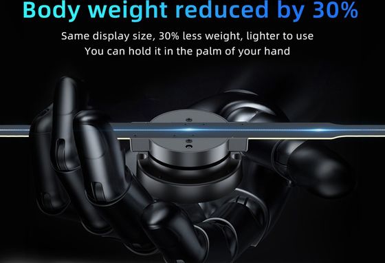 3D Hologram Fan with High Contrast Ratio 1.692MM and Input Voltage 100-240W/AC 50/60HZ