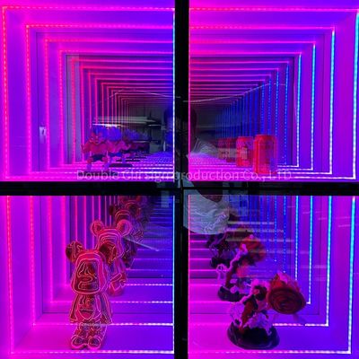 Superbly Designed Infinite Luminous Abyss Mirror Display Cabinet with Customized Size