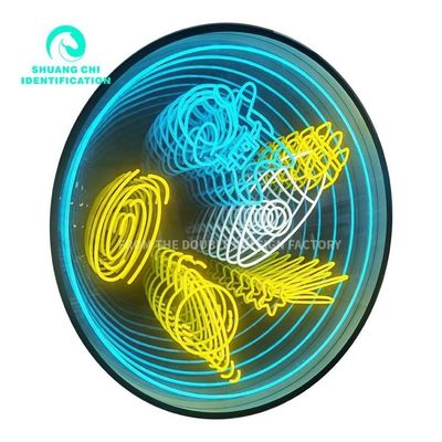 Acrylic Indoor Neon Mirror Craftsmanship A Perfect Combination of Art and Precision