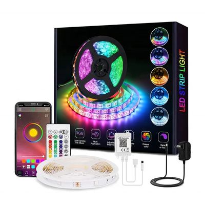 12V LED Light Strip with 30/60/90/120/144 RGB WS2815 LEDs Flexible and Addressable