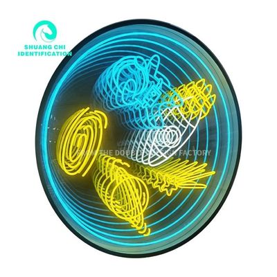 Neon Abyss Mirror The Perfect Addition to Your Space Working Lifetime of 50000 Hours