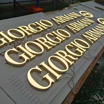 Outdoor Sign 3d Illuminated Led Light Led acrylic Luminous Characters with Customized Color