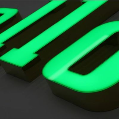 Outdoor Sign 3d Illuminated Led Light Led acrylic Luminous Characters with Customized Color