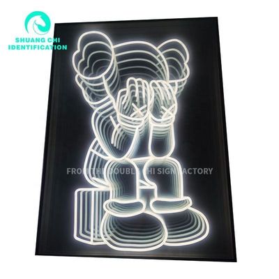 Neon Abyss Mirror The Perfect Addition to Your Space Working Lifetime of 50000 Hours