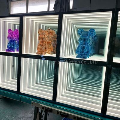 Fashion Trends Explosion Toy Figure Jewelry Lego Abyss Infinity Mirror Display Cases