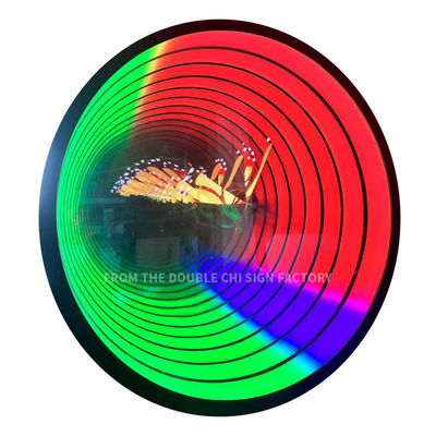 Glass LED Tunnel Letter Sign with Infinity Mirror Effect and DC12V/AC110-220V Voltage