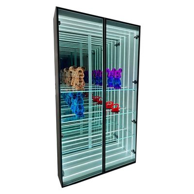 Customized Size Fashion Trends Abyss Mirror Display Case for Bread and Tobacco Models