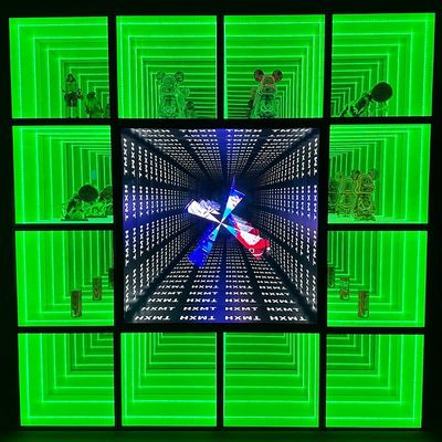Customized High Brightness LED Light Display Case for Magic Mirror Glass Cake Hat Watch
