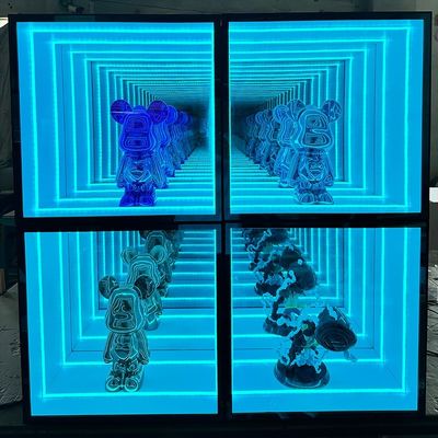 Customized High Brightness LED Light Display Case for Magic Mirror Glass Cake Hat Watch