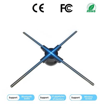 Universal Model 1700cd Hologram Projector 65cm Brightness and APP Content Upload