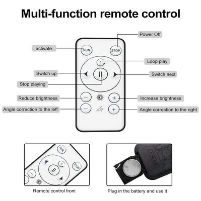 Holographic LED Advertising Display 8 Blades 3D Hologram Projector Fan with App Control