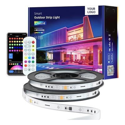 12V IR Control Indoor Decoration 5m Residential Bluetooth SMD 5050 RGB LED Strip Lights