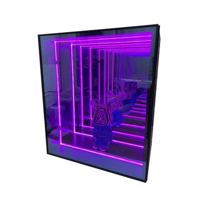 Indoor Outdoor Infinity Light Mirror Case Display for Show Model Car Ornament Trophy