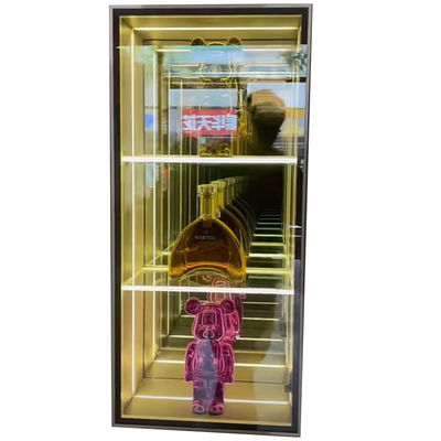 DC12V/AC110-220V Infinity Mirror Display Case for Donut Cake Cookie Dry Bakery Design