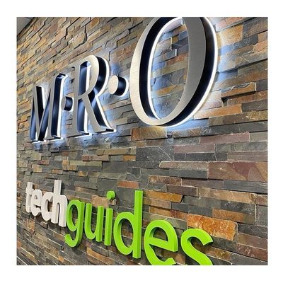 Street Advertising Board LED Letters Alphabet with Stainless Steel Strips and Illumination