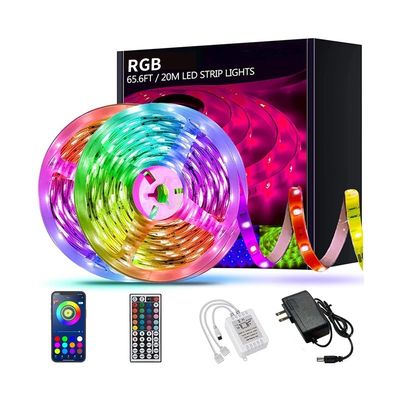 5mm 8mm 10mm 12mm PCB Width Smart Wifi RGB LED Strip Lights 50000 Hour Working Lifetime