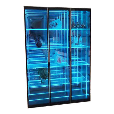 Model Lego Mini Figure Infinity LED Sign Display Case with DC12V/AC110-220V Voltage
