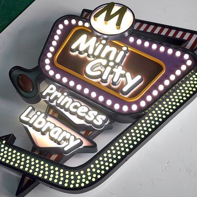 Advertising Display LED Light Box Sign with 12V Input Voltage and Luminous Characters