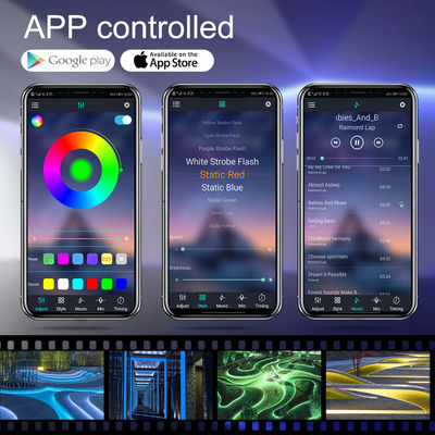 Hotel Lighting Solution Rgbic LED Strip with 30/60/90/120/144 LEDs and Smart WIFI RGB APP