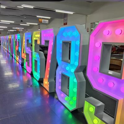 50000 Hours Working Lifetime LED Letter Light Sign for Luminous Characters Displaying