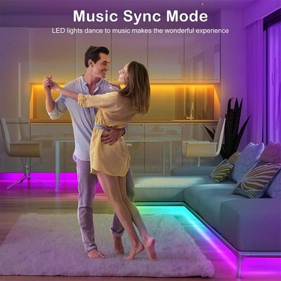 Waterproof 5M LED Strip Kit with RGB Color Changing Function and High Luminous Flux of 110lm