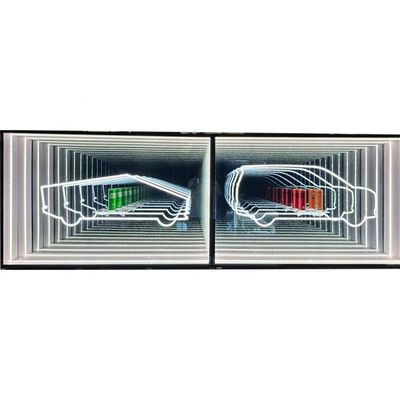 High Brightness LED Light Infinity Abyss Mirror Display Case for 2024 Product Decorations