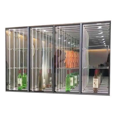 Exclusive Customizable Infinity Mirror Display Case for Lego Minifigures Collection