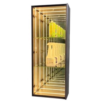 Exclusive Customizable Infinity Mirror Display Case for Lego Minifigures Collection