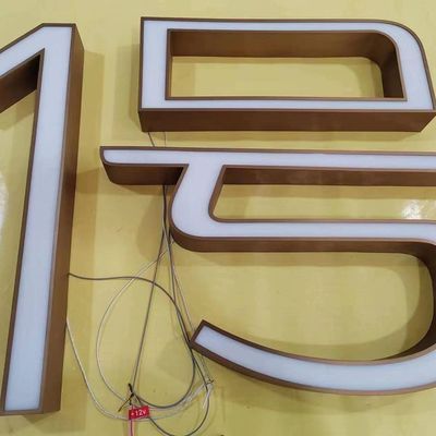 High Brightness LED Light Customized 3d Luminous Acrylic Letter Sign for Outdoor Store